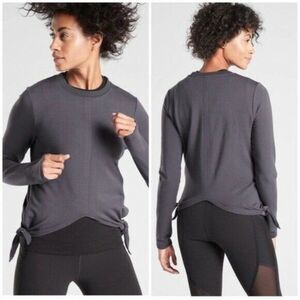 NWT Athleta Samsara Side Tie Sweatshirt | XS